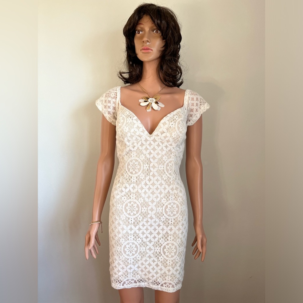 superdown Cream Lace dress